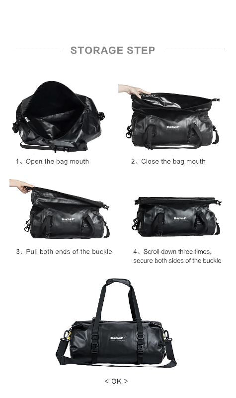 Rhinowalk 20L Motorcycle Waterproof MultiFunctional Bag (RK19660)