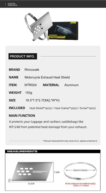 Rhinowalk 28 Liter Waterproof Pannier Bag for Motorcycle Adventure High Quality Motorbike Saddle Drypack-Pair (MT1428)