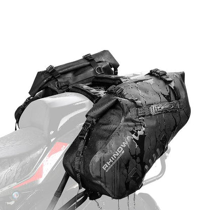 Rhinowalk 28 Liter Waterproof Pannier Bag for Motorcycle Adventure High Quality Motorbike Saddle Drypack-Pair (MT1428)