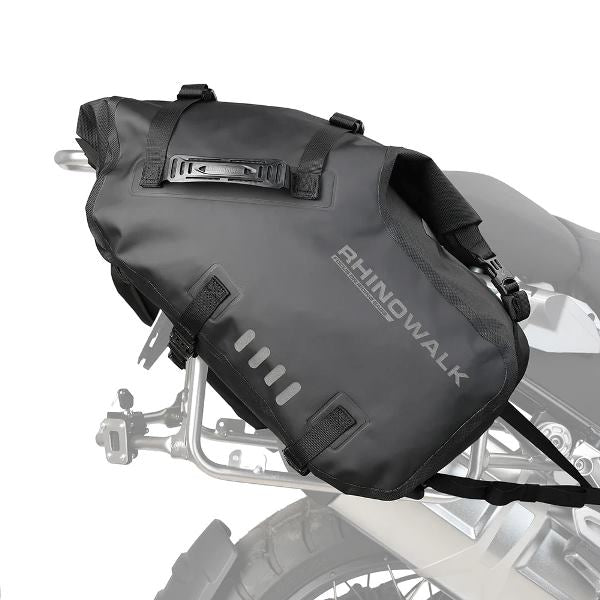 Rhinowalk 28 Liter Waterproof Pannier Bag for Motorcycle Adventure High Quality Motorbike Saddle Drypack-Pair (MT1428)
