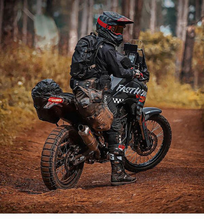 Rhinowalk 28 Liter Waterproof Pannier Bag for Motorcycle Adventure High Quality Motorbike Saddle Drypack-Pair (MT1428)