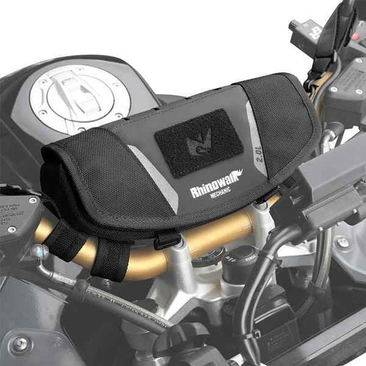 Rhinowalk 2L Motorcycle Handlebar Bag Versatile Secure Waterproof for Adventure Riders Off-Road & ADV Mounting (MJX2010)