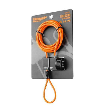 Rhinowalk 2M Heavy Duty Bicycle Cable Lock Anti-Theft Bike Lock