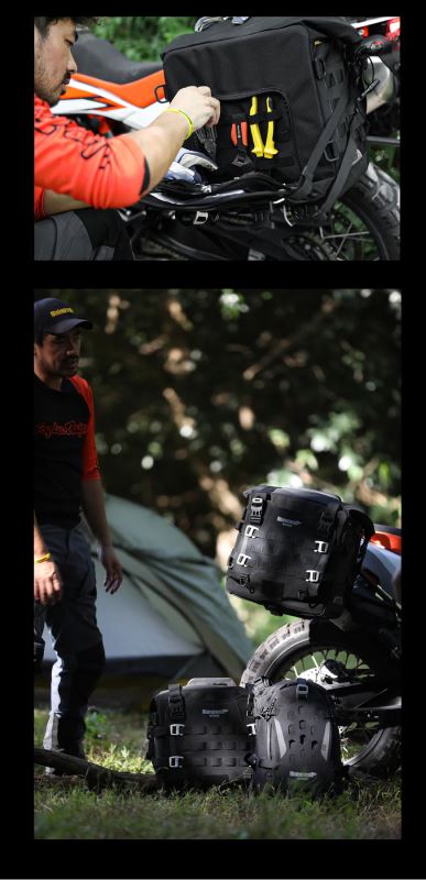 Rhinowalk 35L Motorcycle Quick Release Side Pannier Bag - MJX2004