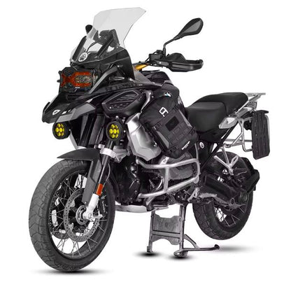 Rhinowalk 6l Waterproof Crash Bar Bag Mechanic Series Motorcycle Bumper Guard Bag Lightweight Molle System Motorcycle Accessory - MJX2001