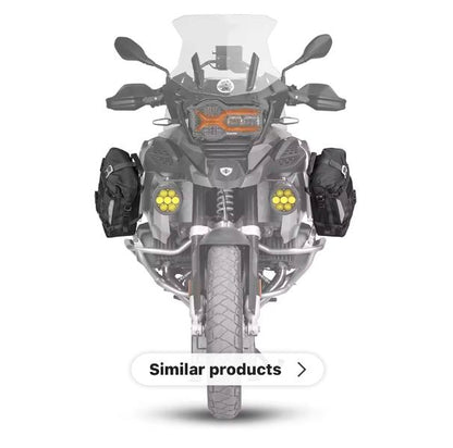 Rhinowalk 6l Waterproof Crash Bar Bag Mechanic Series Motorcycle Bumper Guard Bag Lightweight Molle System Motorcycle Accessory - MJX2001