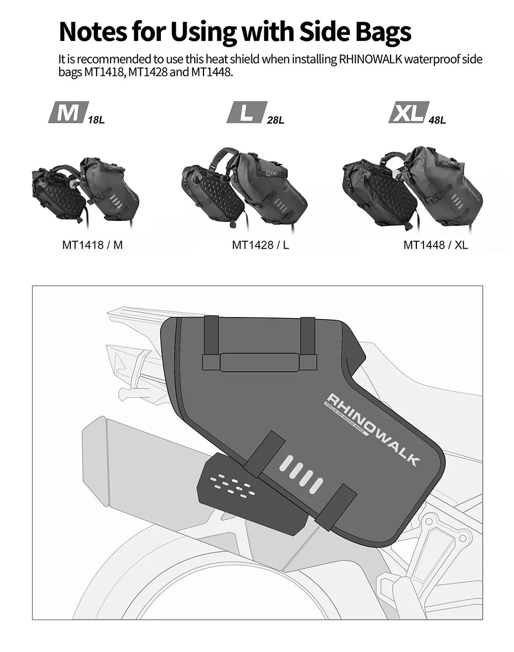 Rhinowalk Exhaust Heat Shield (MTR010)