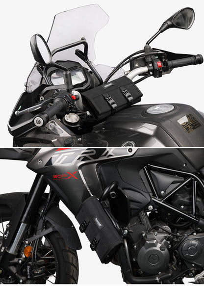 Rhinowalk MT103 Motorcycle Tool Roll Bag – Black (MT103BK)