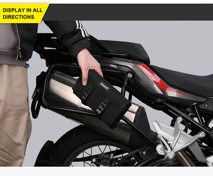 Rhinowalk MT103 Motorcycle Tool Roll Bag – Black (MT103BK)