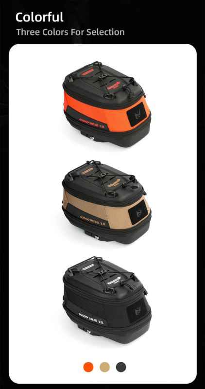 Rhinowalk Mechanic Series x 5.6L Magnetic Tank Bag Brown (MJX2011BN)