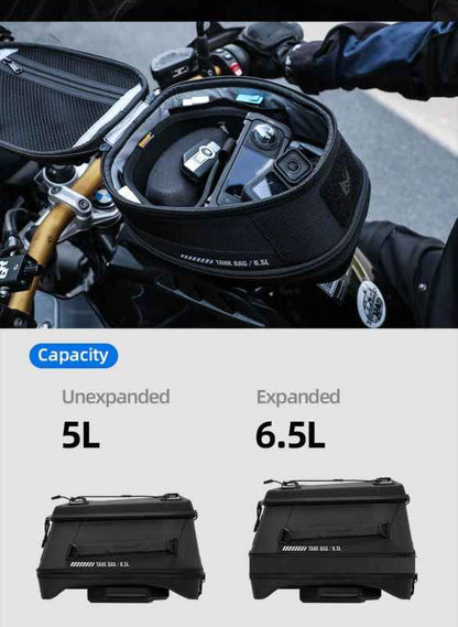 Rhinowalk Mechanic Series x 5.6L Magnetic Tank Bag Orange (MJX2011RG)