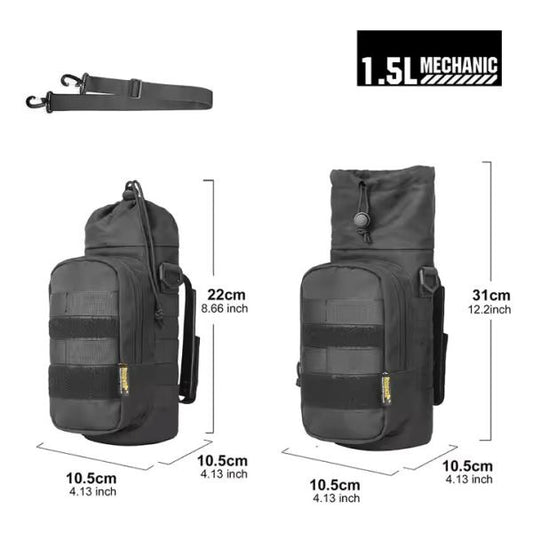 Rhinowalk Motorcycle Insulated Drink Holder 1.5 liter Bottle Pack Holder - MJX2006