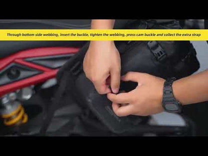 Rhinowalk Motorcycle Saddle Bag Mounting Base Motorbike Tail Seat Bag OS Base for ADV Dirt Bikes Motorcycle Accessories (MT002A)