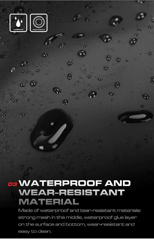 Rhinowalk Motorcycle Tail Bag Motorbike Rear Seat Bag 40-60 liter Large Capacity Motopack Bag (MT4060)