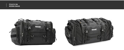 Rhinowalk Motorcycle Tail Bag Motorbike Rear Seat Bag 40-60 liter Large Capacity Motopack Bag (MT4060)