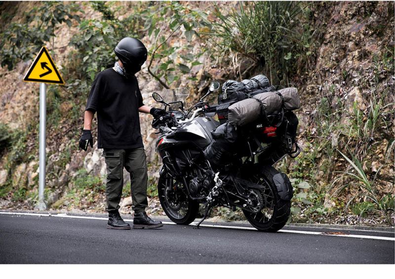 Rhinowalk Motorcycle Tail Bag Motorbike Rear Seat Bag 40-60 liter Large Capacity Motopack Bag (MT4060)