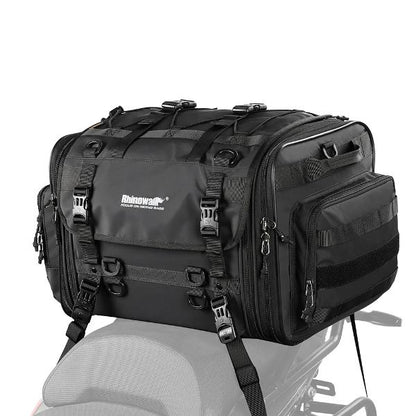 Rhinowalk Motorcycle Tail Bag Motorbike Rear Seat Bag 40-60 liter Large Capacity Motopack Bag (MT4060)