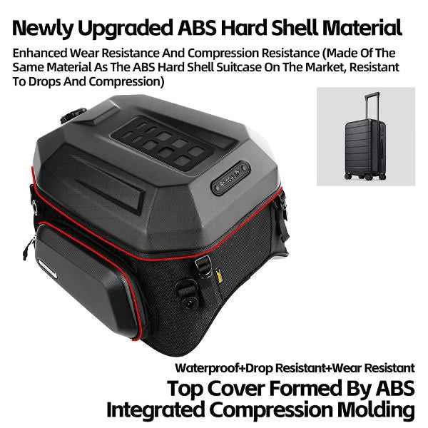 Rhinowalk Motorcycle Tail Bag Waterproof 23L-35L (MFT2310)