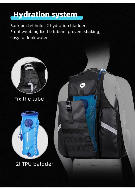 Rhinowalk Motorcycle Vest (M1012BK)