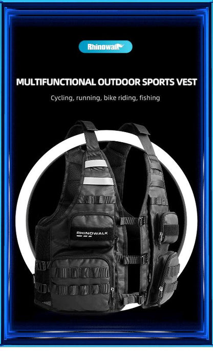 Rhinowalk Motorcycle Vest (M1012BK)