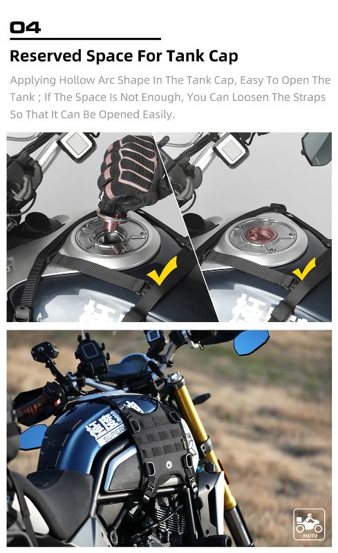 Rhinowalk Tank Base Mounting for Tank Bag (MTR001B)