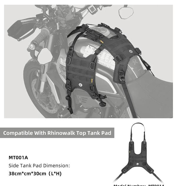 Rhinowalk Tank Base Mounting for Tank Bag (MTR001B)