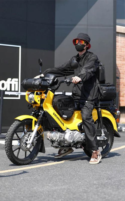 Rhinowalk Tunnel bag for scooter 15 ltr Underbone Motorcycle Bike Seat Pack with Molly System (MTR5001)