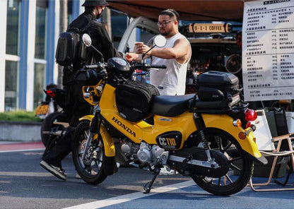 Rhinowalk Tunnel bag for scooter 15 ltr Underbone Motorcycle Bike Seat Pack with Molly System (MTR5001)