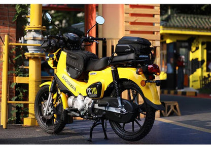 Rhinowalk Tunnel bag for scooter 15 ltr Underbone Motorcycle Bike Seat Pack with Molly System (MTR5001)