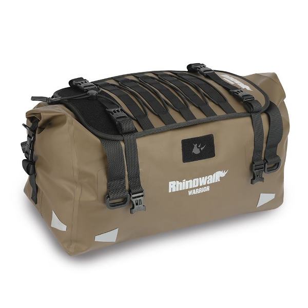 Rhinowalk Waterproof Motorcycle Roll-Top Duffel Gear Bag 40L Heavy Duty Dry Pack Tail Rear Luggage Magnetic Opening