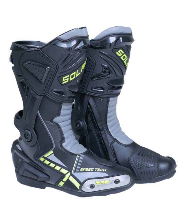 Riding Boots - Speedtech V2 Boots (Black & Neon)