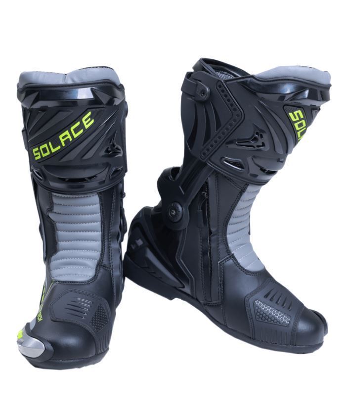 Riding Boots - Speedtech V2 Boots (Black & Neon)