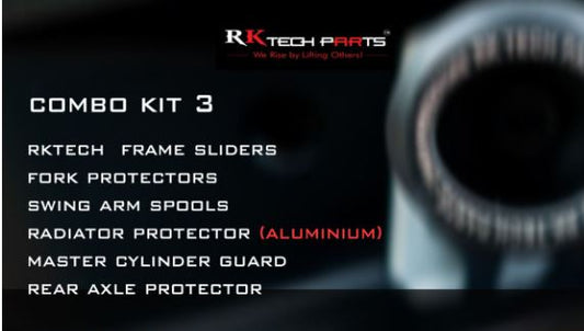 Aprilia RS 457 Frame Slider Combo Kit 3 - RK Tech Parts