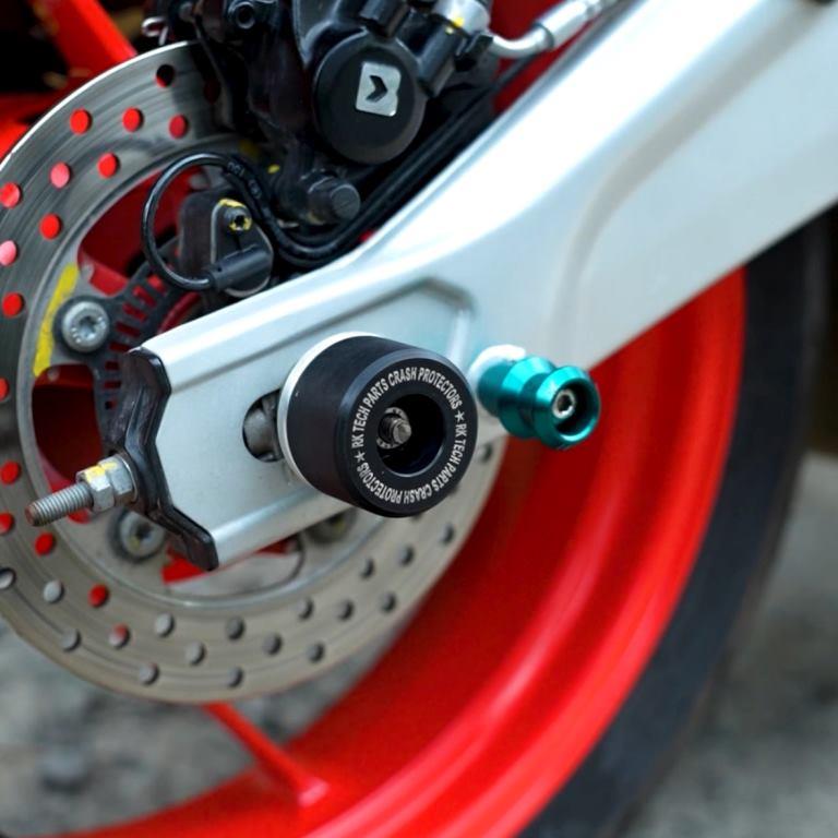 Rk Tech Rear Axle Protectors - Aprilia Rs 457