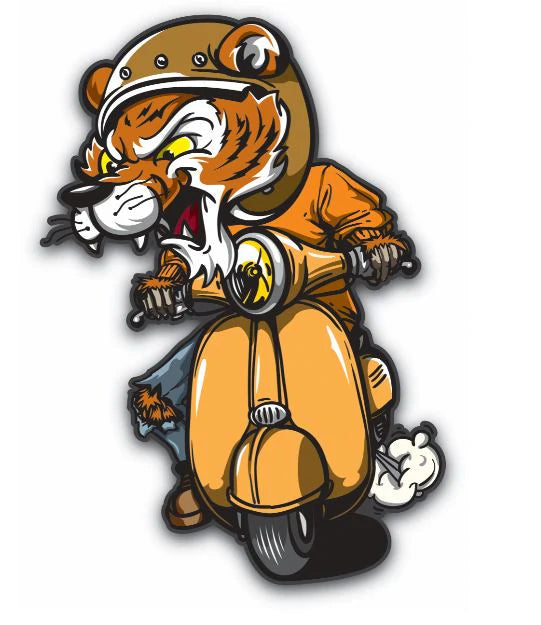 Roaring Ride Sticker- Wander Looms - Riders Junction