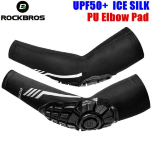 Rockbros Elbow Pads Brace Protector Motorcycle Downhill (31004) (size-XL) - Black