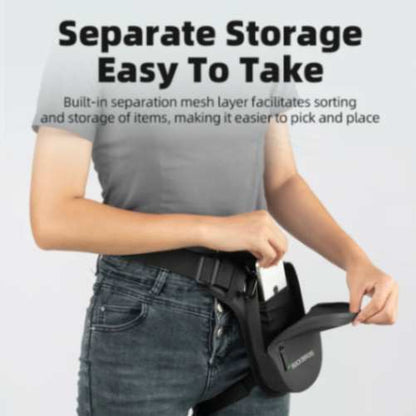 Rockbros Leg Bags Motorcycle Waterproof Belt Waist Bag Multifunctional Drop Leg Waist Bag Motorcycle (99210081001) - Black