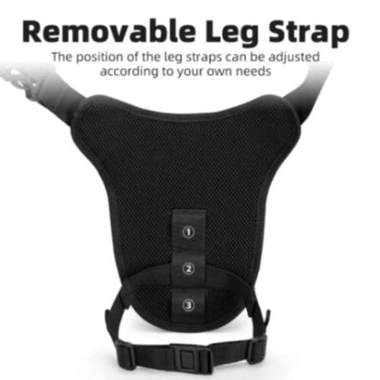 Rockbros Leg Bags Motorcycle Waterproof Belt Waist Bag Multifunctional Drop Leg Waist Bag Motorcycle (99210081001) - Black