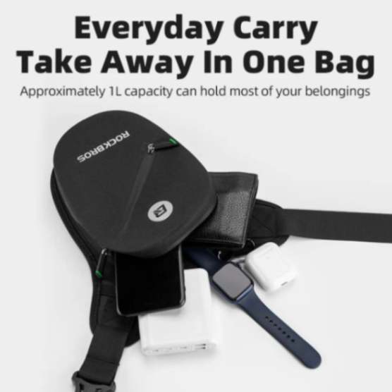 Rockbros Leg Bags Motorcycle Waterproof Belt Waist Bag Multifunctional Drop Leg Waist Bag Motorcycle (99210081001) - Black