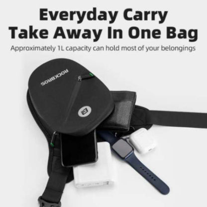 Rockbros Leg Bags Motorcycle Waterproof Belt Waist Bag Multifunctional Drop Leg Waist Bag Motorcycle (99210081001) - Black