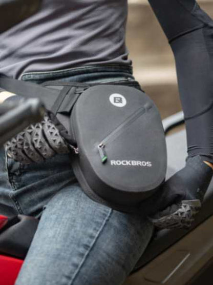 Rockbros Leg Bags Motorcycle Waterproof Belt Waist Bag Multifunctional Drop Leg Waist Bag Motorcycle (99210081001) - Black