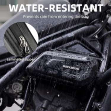 Rockbros Motorcycle Tool Bag Triangle Side Bag Eva Hard Shell 2pcs (30120023001) - Black