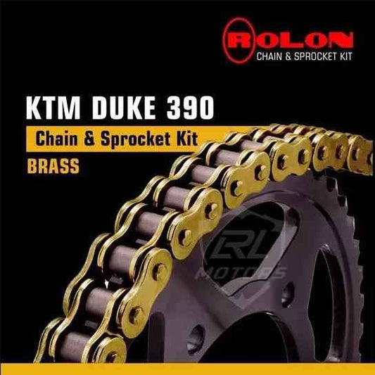 KTM Duke 390 Rolon Brass chain sprocket kit HXRC 268