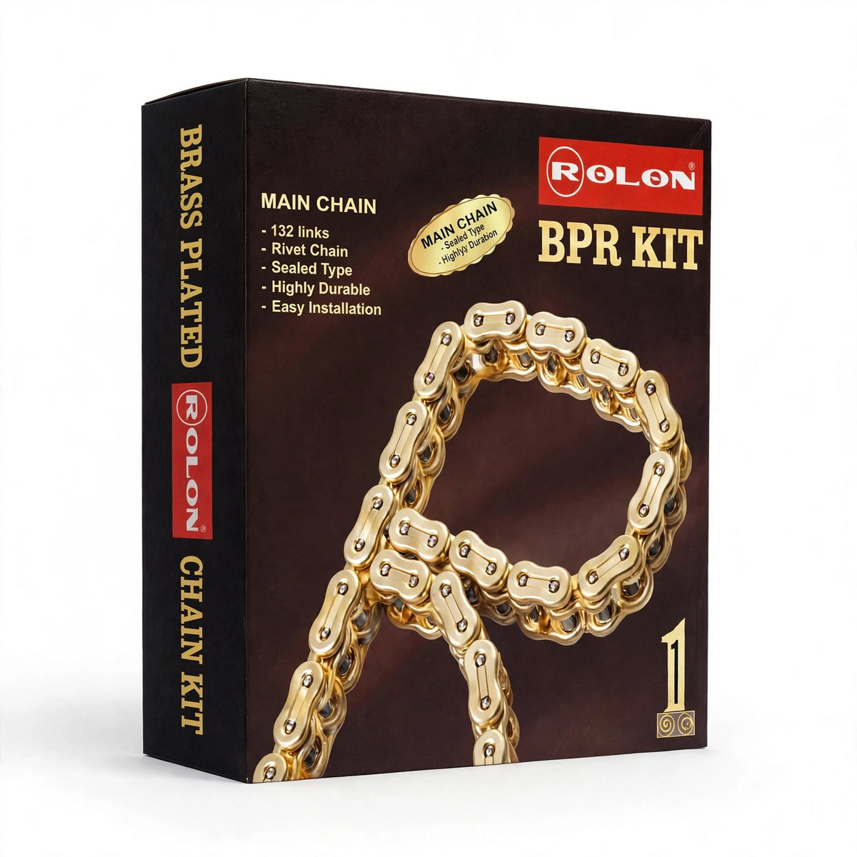 Rolon Brass Chain Kit For Bajaj Pulsar N160 (KIT NORC 539F)