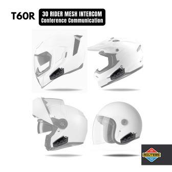 Route95 T60r Mesh Hd Universal Intercom For Helmet - Riders Junction