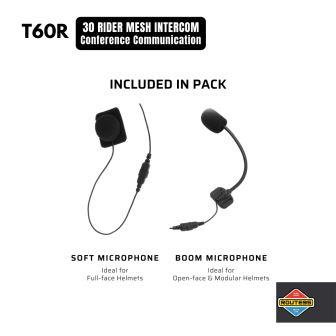 Route95 T60r Mesh Hd Universal Intercom For Helmet - Riders Junction