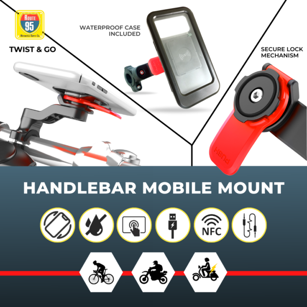 Route95 - Twist & Go Handle Bar Phone Mount
