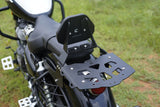 Rover Backrest and Top Rack for Super Meteor 650 - Carbon Racing - Riders Junction