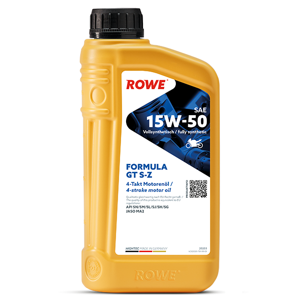 Rowe Engine Oil Hightec Formula Advance Fully Synthetic Gt Sae 15W-50 S-Z-20203-0010-99