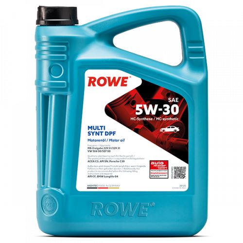 Rowe Engine Oils Hightec Multi Synt DPF Sae 5W-30 (4 Lit) - 20125-0040-99